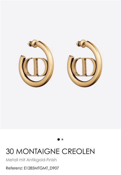dior 30 montaigne creolen